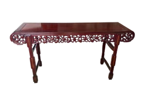 Chinese Vintage Huanghuali & Zitan Wood Altar Console Table