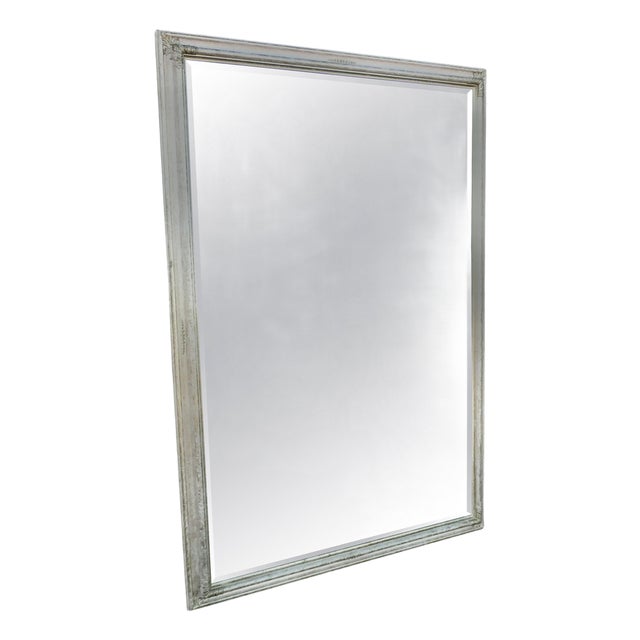 Large Painted and Gilt Sponged Painted Mirror, 1980s For Sale