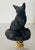 Shabby Chic Vintage Wolf Figurines as Lamp Finials - a Pair For Sale - Image 3 of 5
