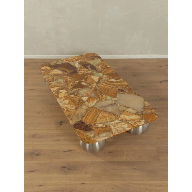 1960s Onyx Coffee Table, 1960s For Sale - Image 5 of 8