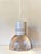 Industrial pendant light, 1980 Sunlux industrial pendant light, bell-shaped, with: - a prismatic polycarbonate reflector...