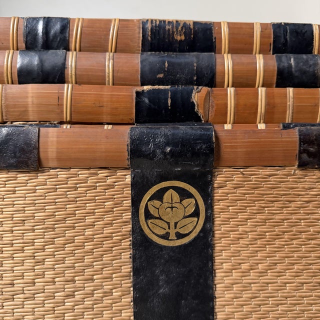 Japanese Woven Kōri Storage Baskets, 1890s, Set of 5 For Sale - Image 10 of 18