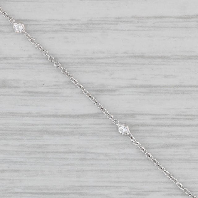 Gemstone Information: - Natural Diamonds - Total Carats - 0.16ctw Cut - Round Brilliant Metal: 14k White Gold Weight: 0.9...