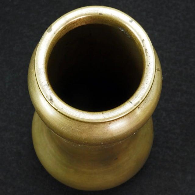 Japanese Bronze Art Nouveau Inlaid Vase Meiji Period For Sale In Phoenix - Image 6 of 8