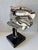 Studio Del Campo, ( most likely Virgilio Bari), Brutalist Abstract Sculpture, Signed and Dated, Brushed Steel and High...