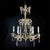 Italian Crystal Chandelier with Pale Yellow and Amber, 1930s For Sale - Image 11 of 13