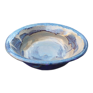 Large 1990 Signed Vintage Ceramic Decorative Bowl by Ceramic Artist Ray Harris