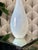 Vintage Mid-Century Modern Italian Empoli White Opaline Glass Decanter Genie Bottle For Sale In Los Angeles - Image 6 of 12