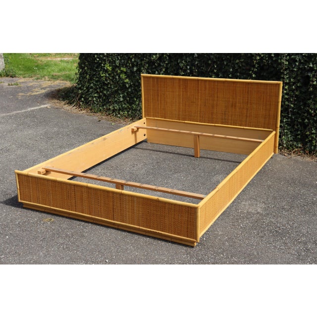 Rattan Double Bed by Dal Vera, 1970 For Sale - Image 4 of 7