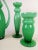 Green Glass from Orrefors, Sweden, Set of 3 For Sale - Image 3 of 10