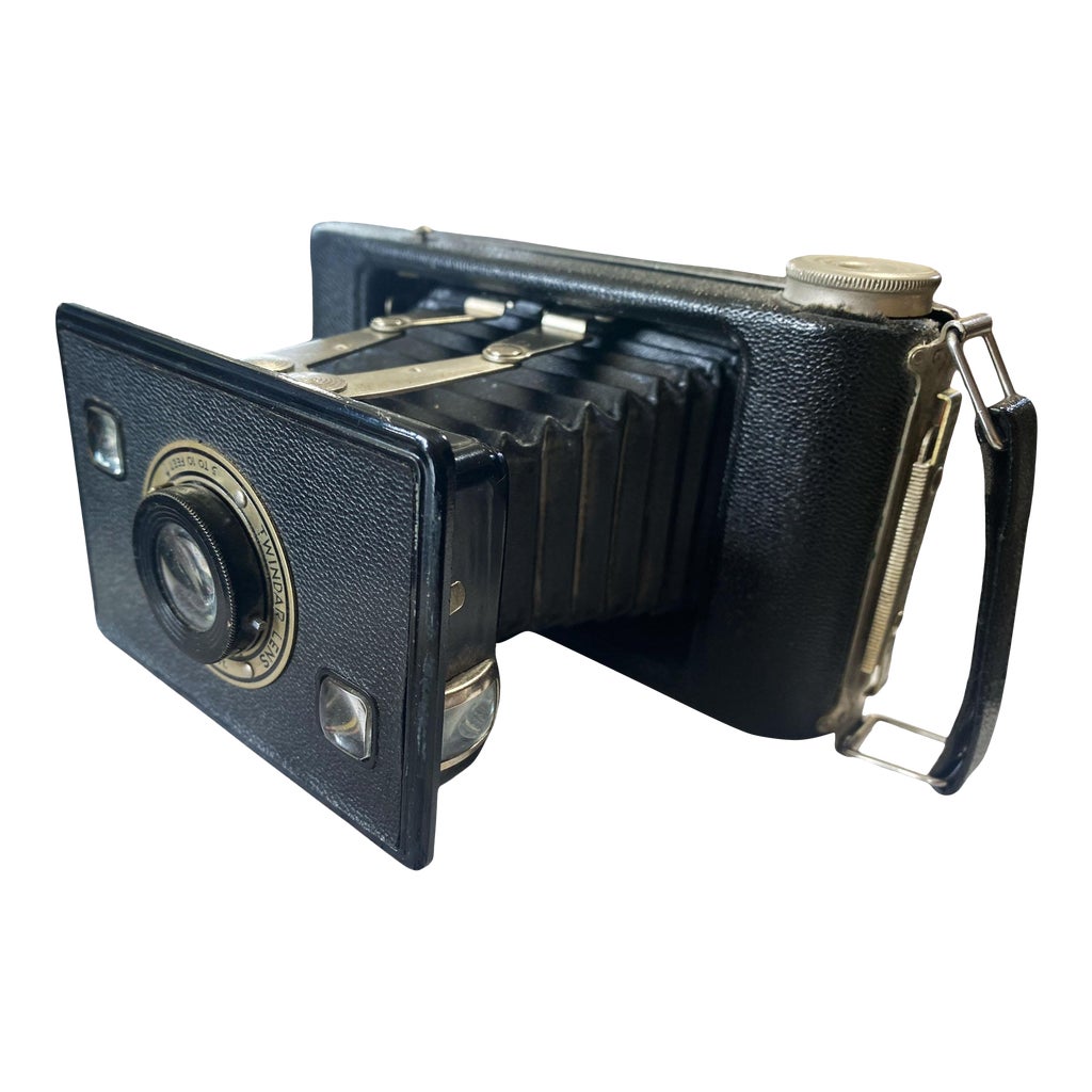 Vintage J Kodak Folding Camera 1940's Twindar Lens Untested