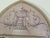 Large 1990s Bombay Company Neoclassical Urn Trumeau Mirror Hand Painted Gold Leaf For Sale In Portland, ME - Image 6 of 9