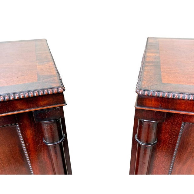 Small Regency Mahogany Side Cupboards, 1820, Set of 2 For Sale - Image 10 of 15