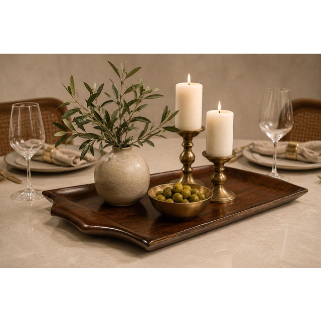 1960s Brazilian Modern Serving Tray in Jacarandá, by Jean Gillon for WoodArt For Sale In New York - Image 6 of 17