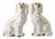 Petite Antique Staffordshire King Charles Dogs For Sale
