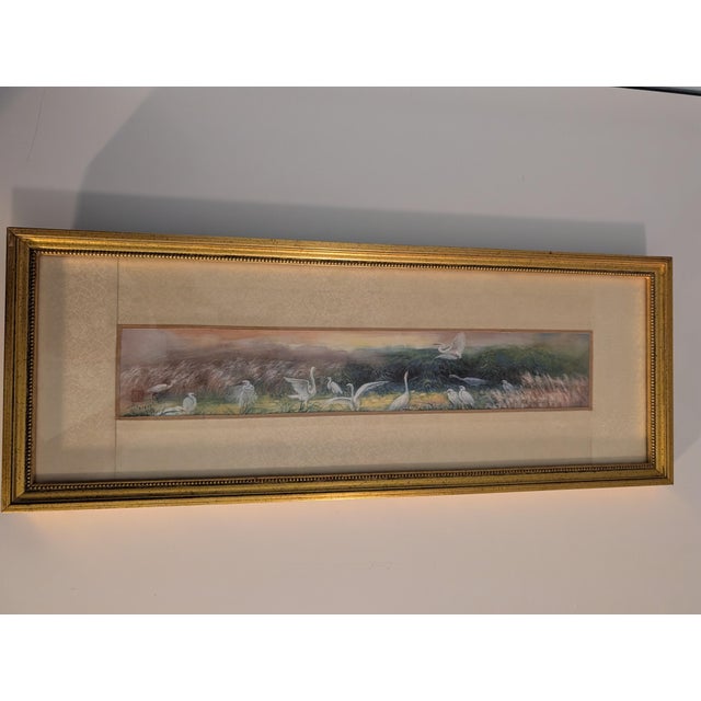 1980s Herons at Sunset For Sale - Image 5 of 6