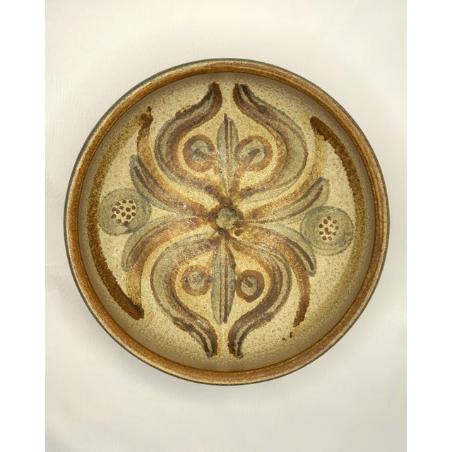 Large Danish Glazed Stoneware Bowl by Noomi Backhausen for Søholm Keramik, 1970s For Sale - Image 6 of 6