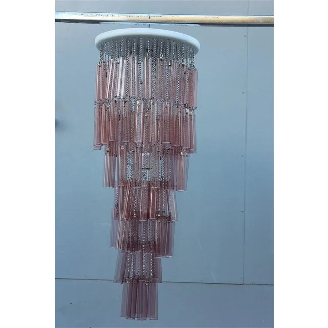 Italian Purple Ceiling Lamps from Venini, 1960s, Set of 2 For Sale - Image 17 of 17