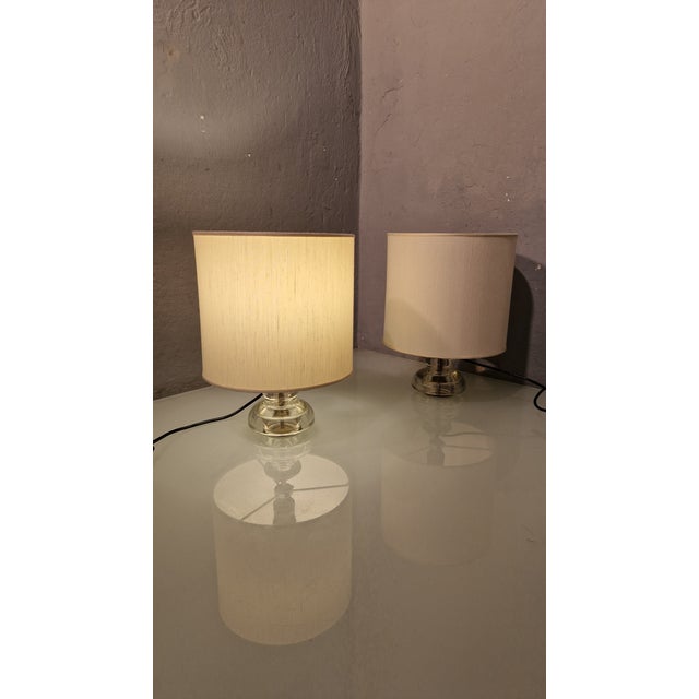 Fresnel Table Lamps by Tito Agnoli for Oluce, 1960s, Set of 2 For Sale - Image 10 of 12
