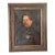 19 Th C Antique Austrian Military Portrait Framed Dark Academia Ia For Sale