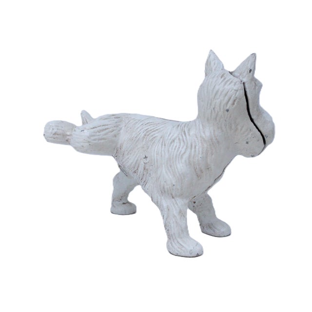 Mid 20th Century Scottie Terrier Dog Cast Iron For Sale - Image 5 of 5