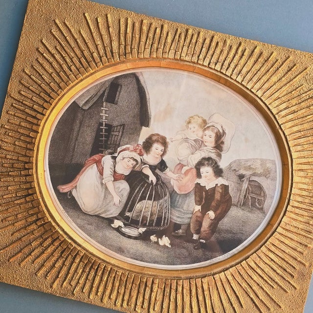 William Hamilton, Children and Chicks, 1800s, Print For Sale - Image 3 of 18