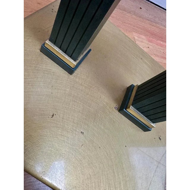 1980s Italian Brass and Bronze Pedestals, 1980, Set of 2 For Sale - Image 5 of 18