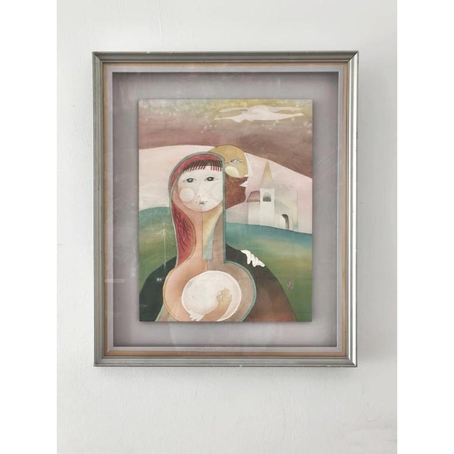Tano Zenyu, Shukujitsu (祝日), 20th Century, Gouache For Sale - Image 10 of 10