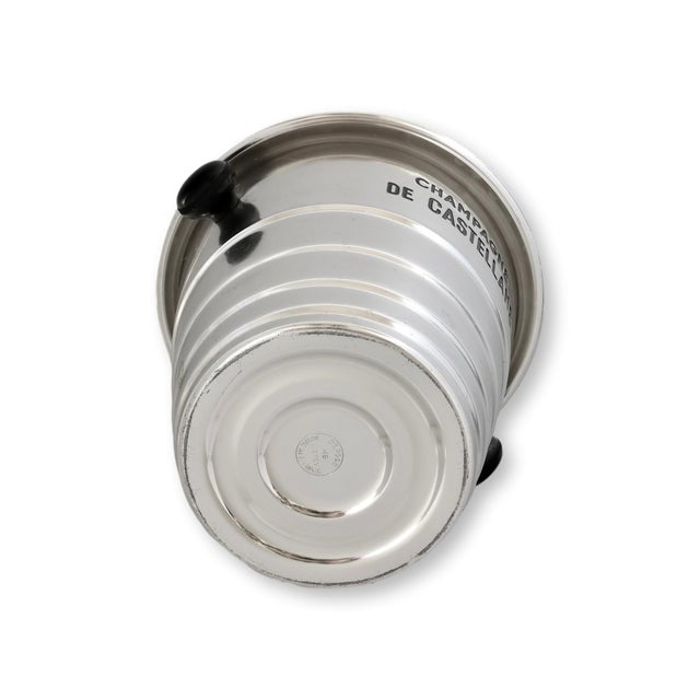 Vintage French "Champagne De Castellane" Champagne Bucket For Sale - Image 4 of 5