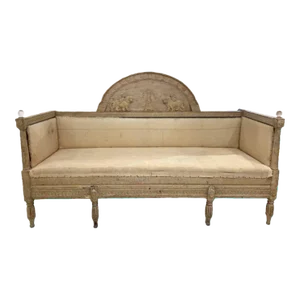 Antique Swedish Neoclassical Bench