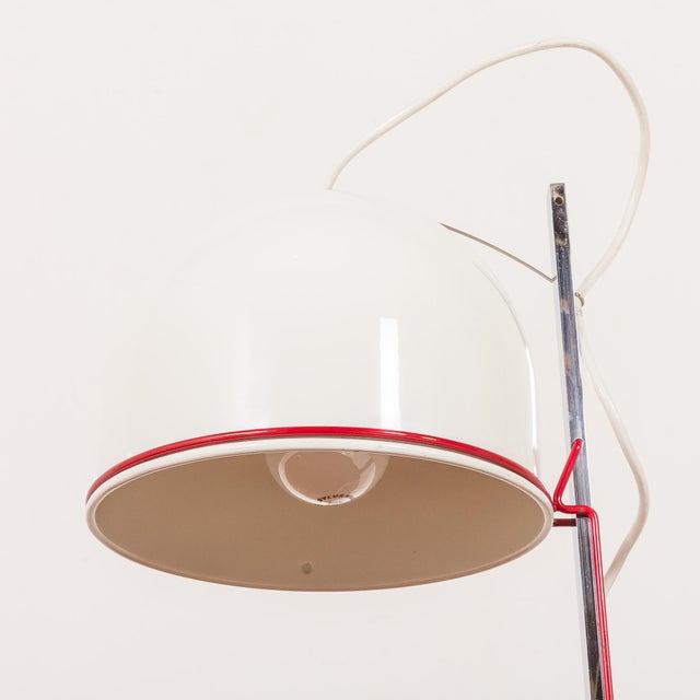 Metal Ofelia Desk Lamp by Pio Luigi Brusasco and Giovanni Torretta for Luci Milano, 1970s For Sale - Image 7 of 15