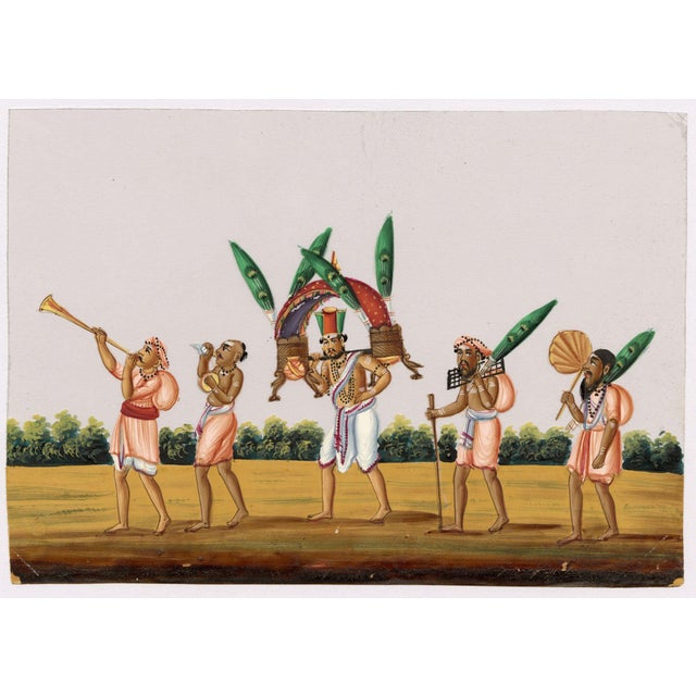 Indian Company School, a Cauvery, Holy Water Carrier, 1800s, Gouache on Paper For Sale - Image 5 of 9