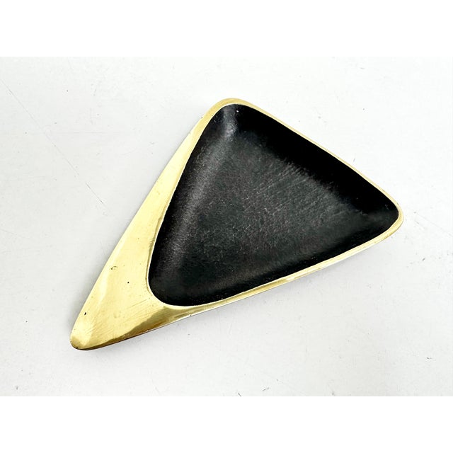 Black Brass Bowl in the style of the Hagenau Workshops, Austria, 1950s For Sale - Image 8 of 15