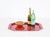 Gold Mid-Century Italian Red Acrylic Serving Tray, 1980s For Sale - Image 8 of 14