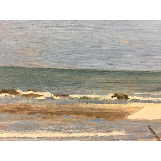 "Playa Pelada" Original C2010 Oil on Canvas by Freddy Cushing, Noted Newport, Ri Society Artist For Sale - Image 5 of 6