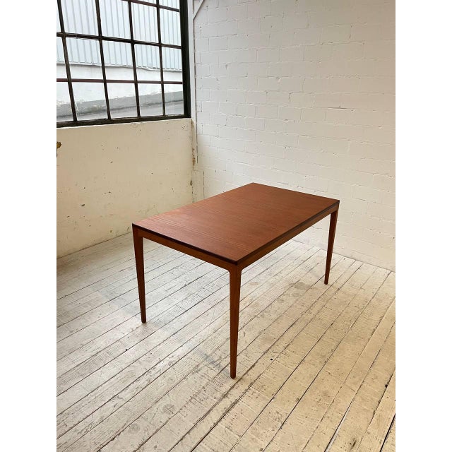 Retractable Dining Table in Teak by Hartmut Lohmeyer for Wilkhahn For Sale - Image 12 of 12