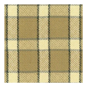Schumacher Chesterfield Plaid Fabric in Cork