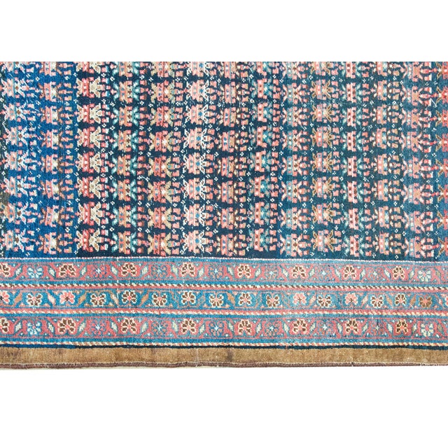 Textile Early 20th Century Persian Bidjar Runner For Sale - Image 7 of 14