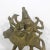 Metal Vintage Brass Statue of Hindu Goddess Durga Riding a Lion a Symbol of Strength Protection and Motherhood Shiva For Sale - Image 7 of 9