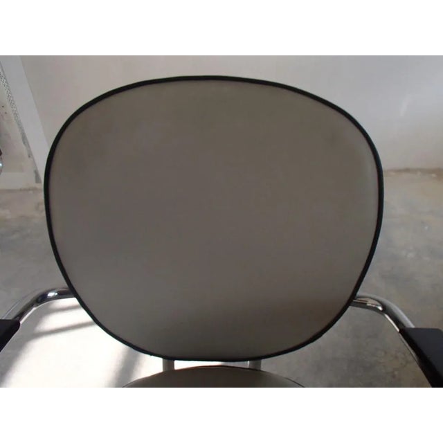 1950s Mid-Century Hairdresser's Chair with Bakelite Armrests For Sale - Image 5 of 14