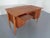 Wood Vintage Danish Curved Teak Desk, 1960s For Sale - Image 7 of 18