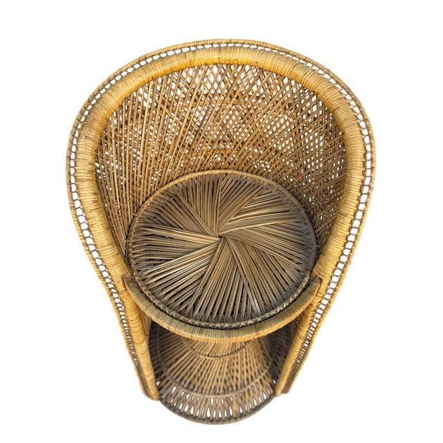 Rattan Stool, France, 1960s For Sale - Image 6 of 8