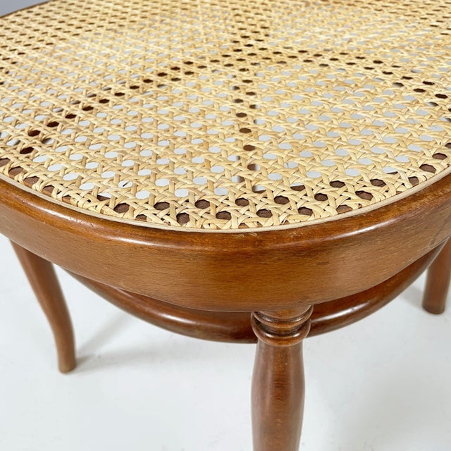 Italian Chair in Straw and Wood, 1950s For Sale - Image 12 of 18