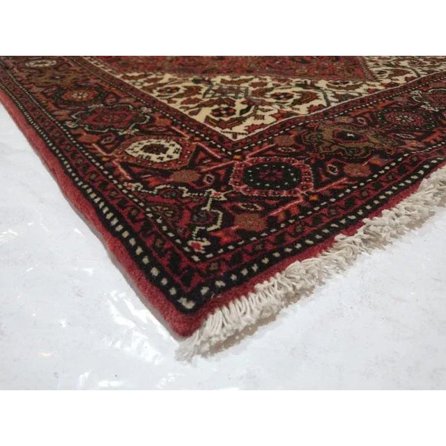Red 1990s Persian Bijar Runner For Sale - Image 8 of 9