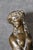 French Pair French Bronze Sculptures of Satyr & Lady Rouge Marble Bases After Clodion For Sale - Image 3 of 12