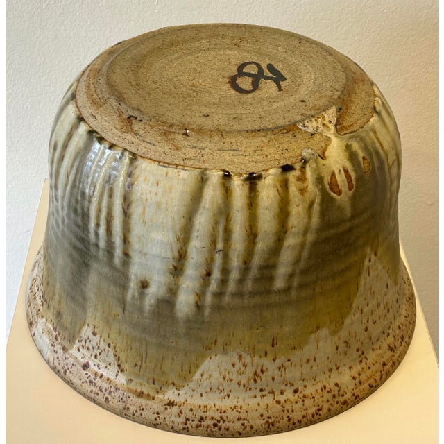 1970s Monumental Studio Ceramic Bowl For Sale - Image 4 of 6