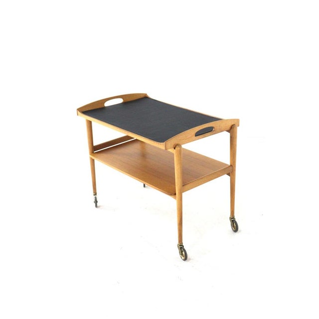 Trolley with Removable Tray, 1960s For Sale - Image 15 of 15
