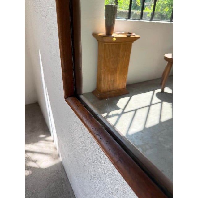 Scandinavian Mirror in Teak, 1970 For Sale - Image 10 of 18