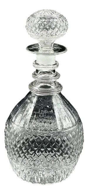 19th Century GS II-18 Glass Decanter from Boston & Sandwich Glass Co.