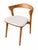 Contemporary New Ethnicraft Bok Outdoor Dining Chair With Cushion by Alain Van Havre – Solid Teak For Sale - Image 3 of 8